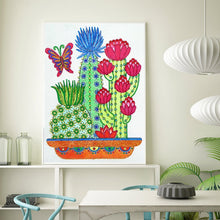 Load image into Gallery viewer, Crystal Rhinestone Diamond Painting Kit | Cactus
