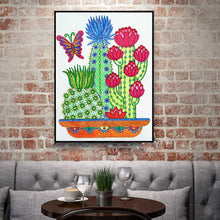 Load image into Gallery viewer, Crystal Rhinestone Diamond Painting Kit | Cactus
