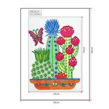 Load image into Gallery viewer, Crystal Rhinestone Diamond Painting Kit | Cactus
