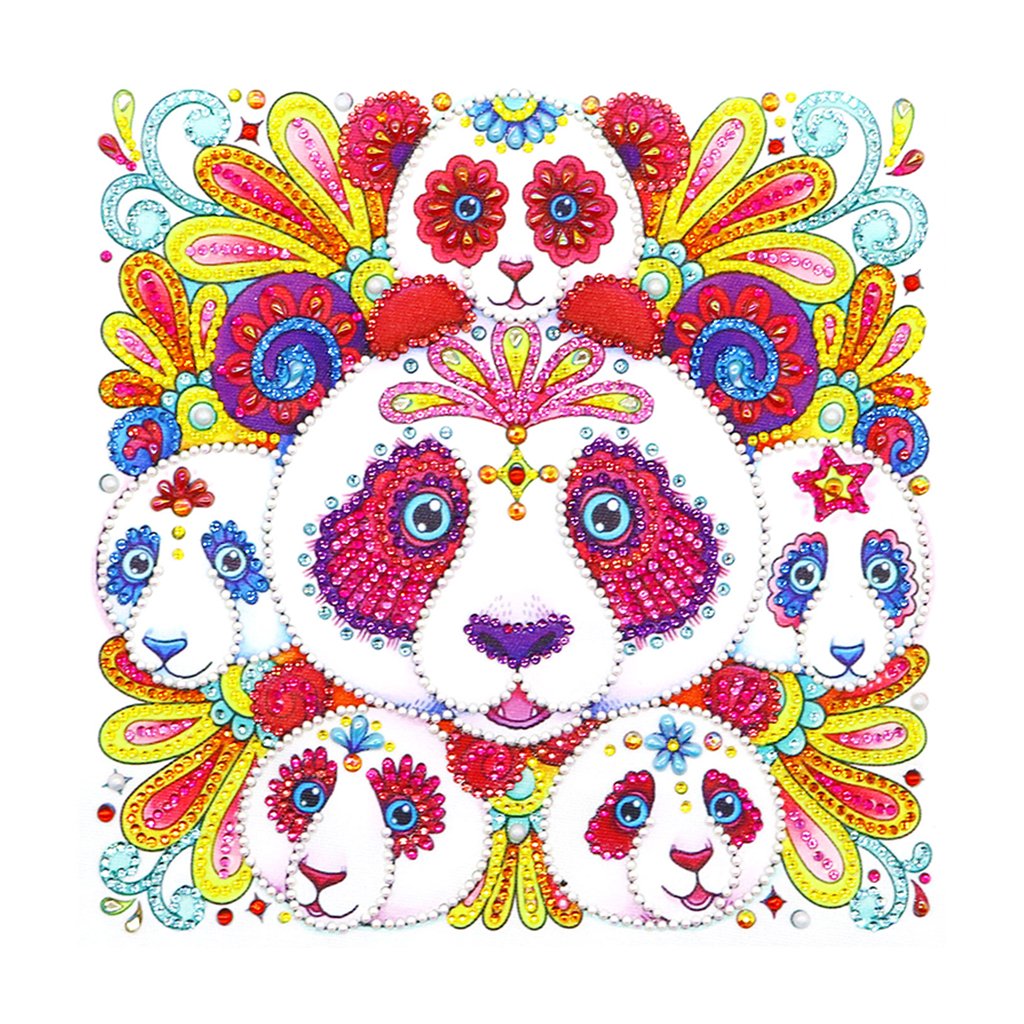 Crystal Rhinestone Diamond Painting Kit | Cartoon Animal Panda