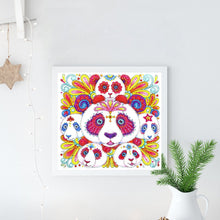 Load image into Gallery viewer, Crystal Rhinestone Diamond Painting Kit | Cartoon Animal Panda
