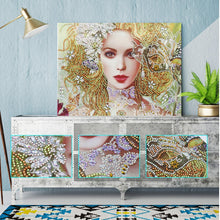 Load image into Gallery viewer, Crystal Rhinestone Diamond Painting Kit | Beautiful woman
