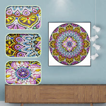 Load image into Gallery viewer, Crystal Rhinestone Diamond Painting Kit | Mandala Flower
