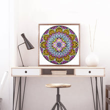 Load image into Gallery viewer, Crystal Rhinestone Diamond Painting Kit | Mandala Flower
