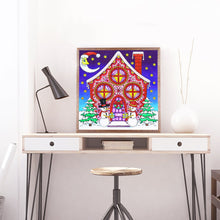 Load image into Gallery viewer, Crystal Rhinestone Diamond Painting Kit | Cartoon Christmas Hut
