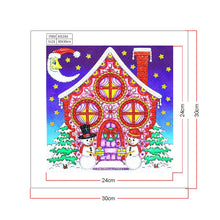 Load image into Gallery viewer, Crystal Rhinestone Diamond Painting Kit | Cartoon Christmas Hut
