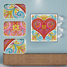 Load image into Gallery viewer, Crystal Rhinestone Diamond Painting Kit | Christmas Heart
