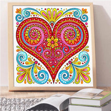 Load image into Gallery viewer, Crystal Rhinestone Diamond Painting Kit | Christmas Heart
