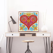 Load image into Gallery viewer, Crystal Rhinestone Diamond Painting Kit | Christmas Heart
