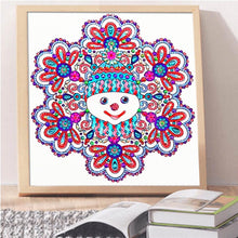 Load image into Gallery viewer, Crystal Rhinestone Diamond Painting Kit | Cartoon Christmas Snowman Doll
