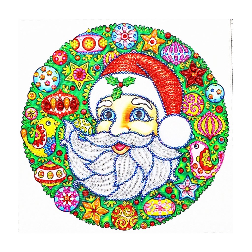 Crystal Rhinestone Diamond Painting Kit | Christmas Santa Claus