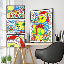 Load image into Gallery viewer, Crystal Rhinestone Diamond Painting Kit | Christmas bear
