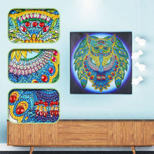 Load image into Gallery viewer, Crystal Rhinestone Diamond Painting Kit | Animal Owl
