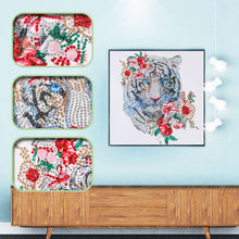 Load image into Gallery viewer, Crystal Rhinestone Diamond Painting Kit | Animal Tiger
