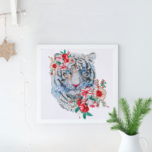 Load image into Gallery viewer, Crystal Rhinestone Diamond Painting Kit | Animal Tiger
