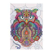 Load image into Gallery viewer, Crystal Rhinestone Diamond Painting Kit | Cartoon Owl
