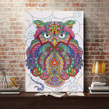Load image into Gallery viewer, Crystal Rhinestone Diamond Painting Kit | Cartoon Owl
