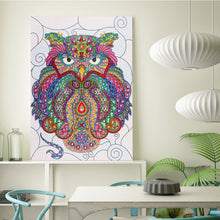 Load image into Gallery viewer, Crystal Rhinestone Diamond Painting Kit | Cartoon Owl

