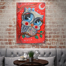 Load image into Gallery viewer, Crystal Rhinestone Diamond Painting Kit | Cartoon Owl
