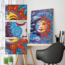 Load image into Gallery viewer, Crystal Rhinestone Diamond Painting Kit | Sun Smiley
