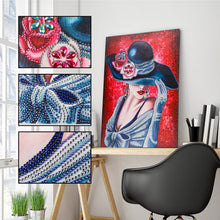 Load image into Gallery viewer, Crystal Rhinestone Diamond Painting Kit | Prom Beauty
