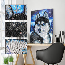 Load image into Gallery viewer, Crystal Rhinestone Diamond Painting Kit | Animal Wolf
