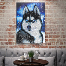 Load image into Gallery viewer, Crystal Rhinestone Diamond Painting Kit | Animal Wolf
