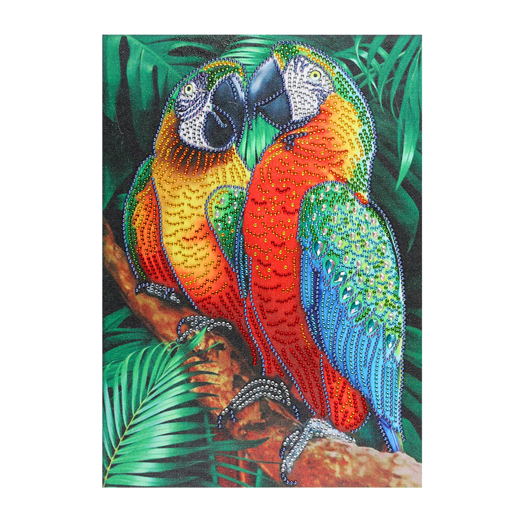Crystal Rhinestone Diamond Painting Kit | Animal Parrot