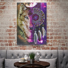 Load image into Gallery viewer, Crystal Rhinestone Diamond Painting Kit | Animal Wolf
