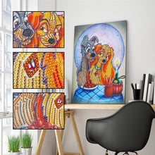 Load image into Gallery viewer, Crystal Rhinestone Diamond Painting Kit | Love Dog
