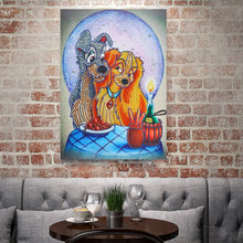 Load image into Gallery viewer, Crystal Rhinestone Diamond Painting Kit | Love Dog
