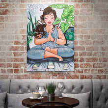Load image into Gallery viewer, Crystal Rhinestone Diamond Painting Kit | Yoga Woman
