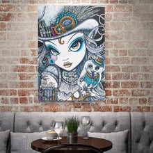 Load image into Gallery viewer, Crystal Rhinestone Diamond Painting Kit | Cartoon Girl Owl
