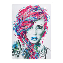 Load image into Gallery viewer, Crystal Rhinestone Diamond Painting Kit | Modern Redhead Beauty

