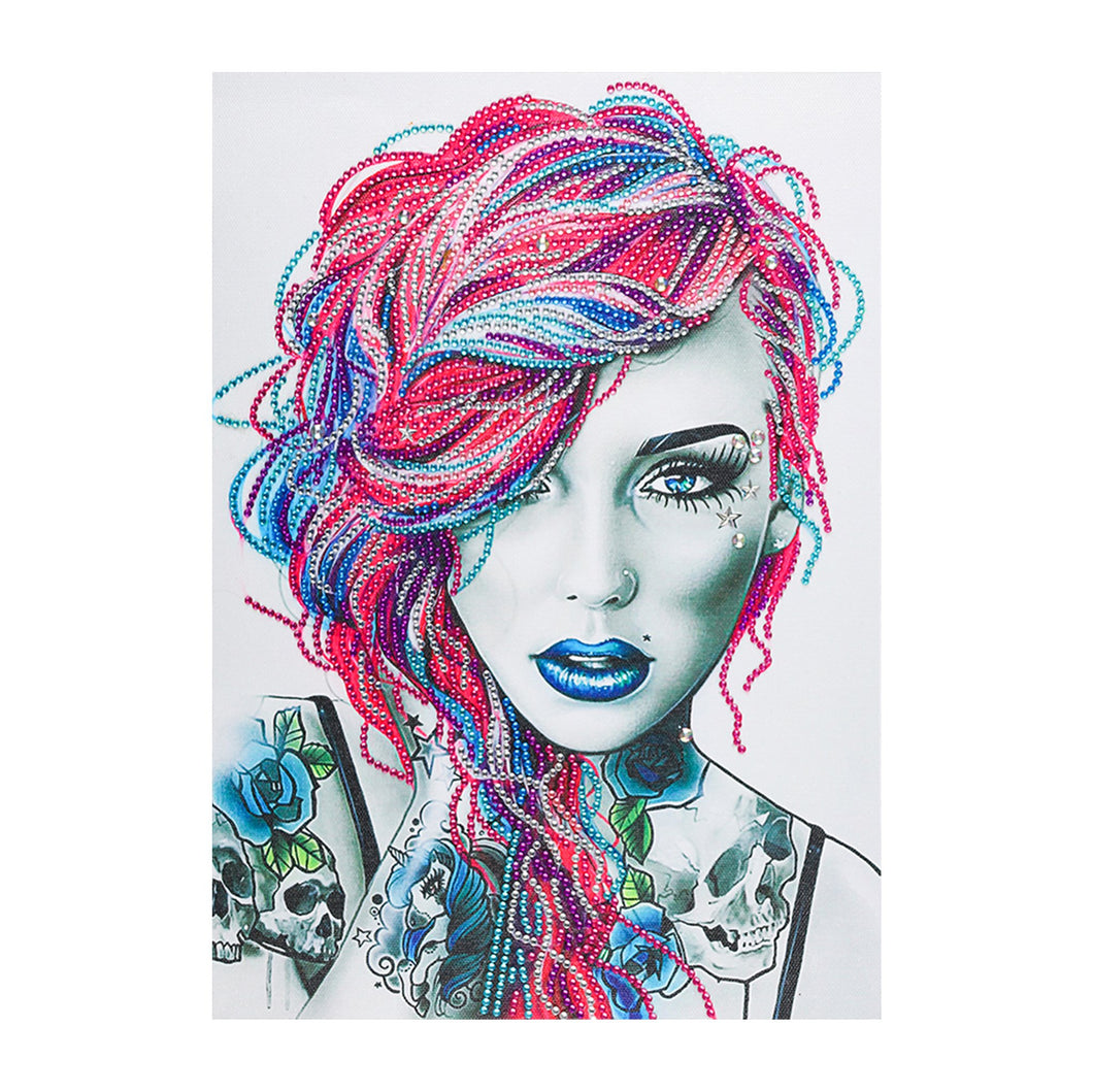 Crystal Rhinestone Diamond Painting Kit | Modern Redhead Beauty