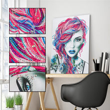 Load image into Gallery viewer, Crystal Rhinestone Diamond Painting Kit | Modern Redhead Beauty
