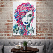 Load image into Gallery viewer, Crystal Rhinestone Diamond Painting Kit | Modern Redhead Beauty
