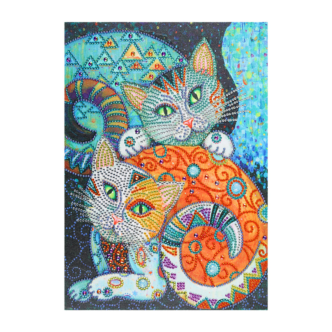 Crystal Rhinestone Diamond Painting Kit | Animal Cat