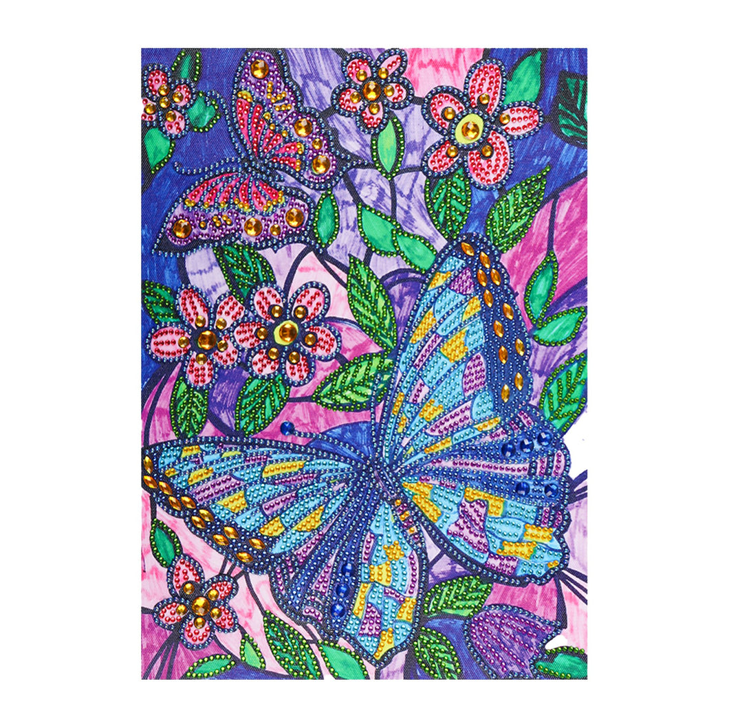 Crystal Rhinestone Diamond Painting Kit | Butterflies and Flowers