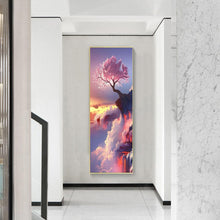 Load image into Gallery viewer, Full Diamond Painting kit | Tree on the cliff
