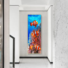 Load image into Gallery viewer, Full Diamond Painting kit | Clownfish
