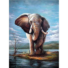 Load image into Gallery viewer, Full Diamond Painting kit | Wild elephant
