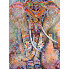 Load image into Gallery viewer, Full Diamond Painting kit | Mandala Elephant
