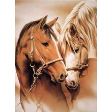 Load image into Gallery viewer, Full Diamond Painting kit | Two horses
