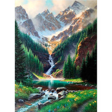 Load image into Gallery viewer, Full Diamond Painting kit | Mountains and waterfalls
