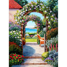 Load image into Gallery viewer, Full Diamond Painting kit | Beautiful view of the seaside
