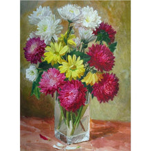 Load image into Gallery viewer, Full Diamond Painting kit | Flower chrysanthemums
