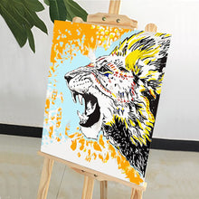 Load image into Gallery viewer, DIY Painting by number kit | Lion head
