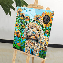 Load image into Gallery viewer, DIY Painting by number kit | Labrador Poodle
