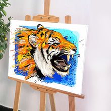 Load image into Gallery viewer, DIY Painting by number kit | Tiger head
